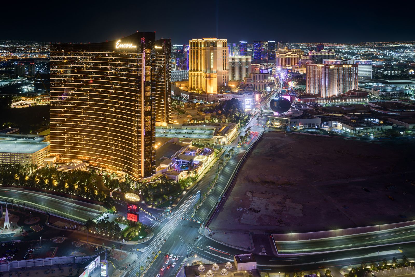 Las Vegas Strip from Resorts World