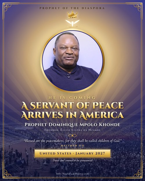 Poster preview: A Servant of Peace Arrives in America, United States, January 2027